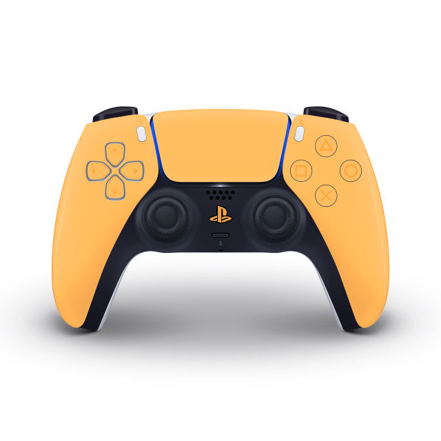 Calm Orange PS5 Controller Skin 2x - controller skins