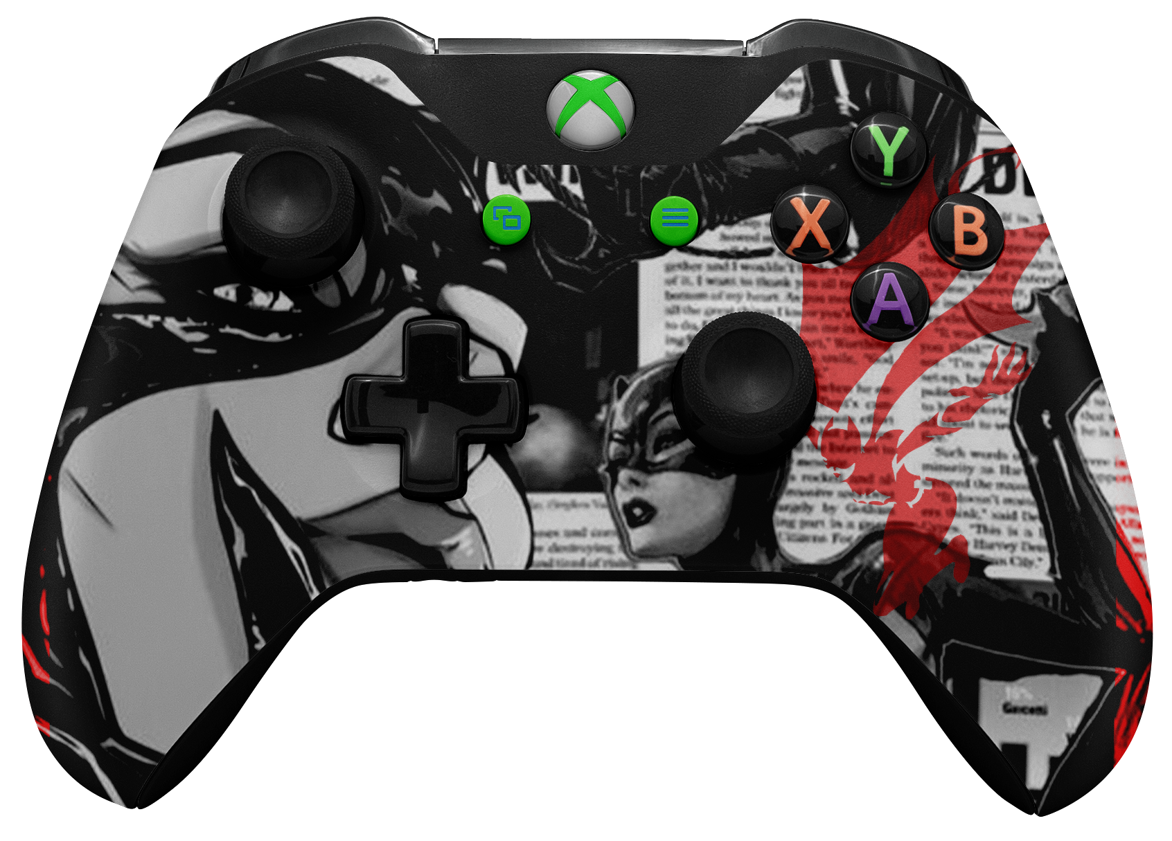 Xbox-one-catwoman-2x-controller-skins/decals