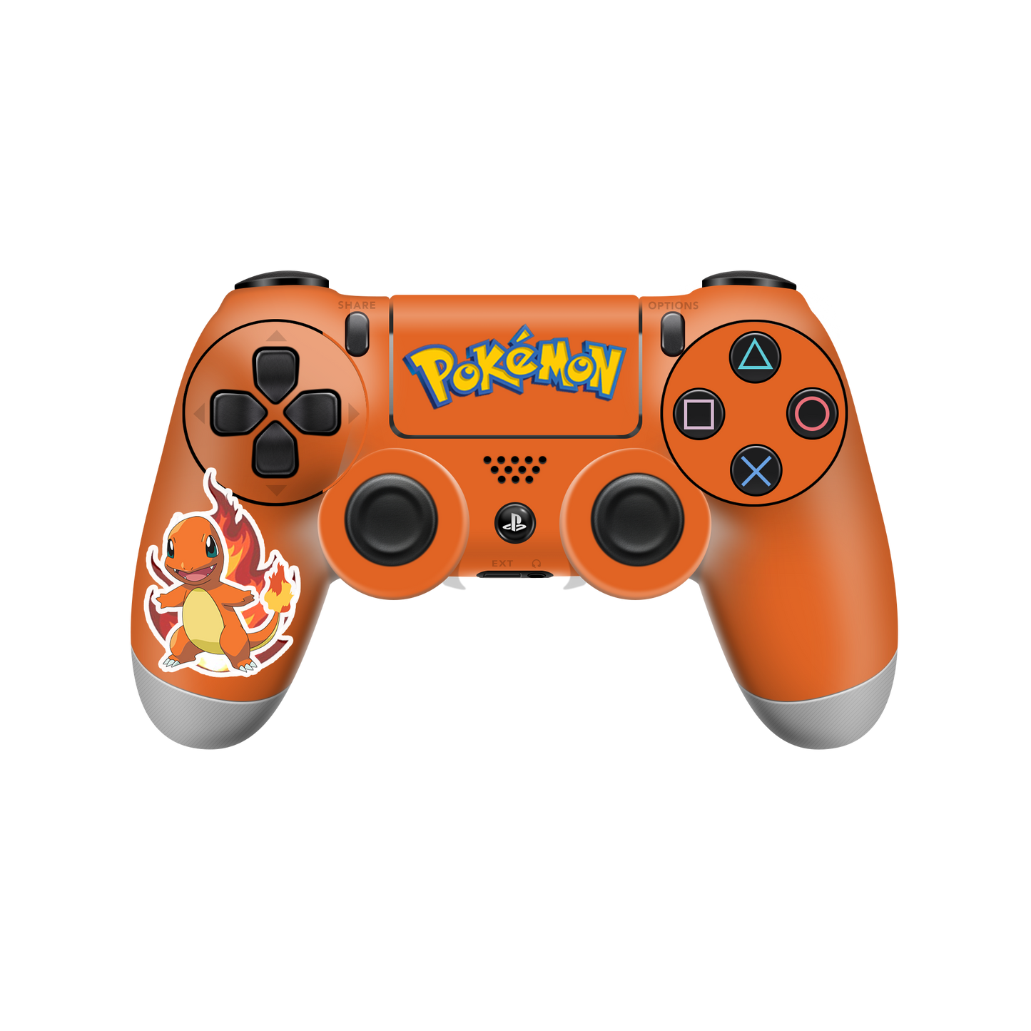 PS4-charmander-2x-controller-skins/decals