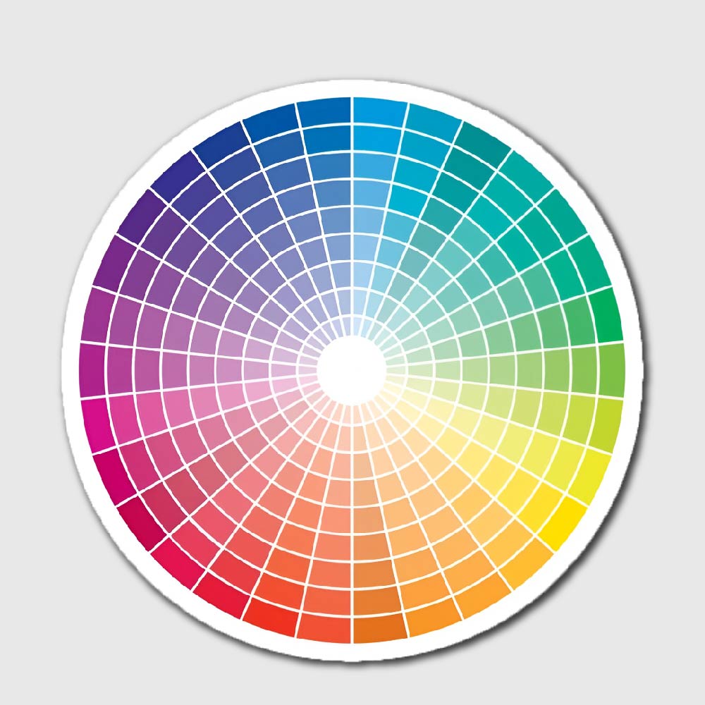 Color Wheel Sticker