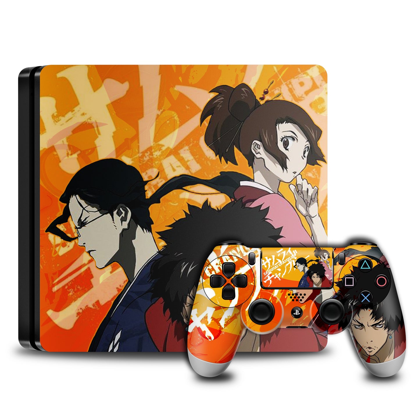 PS4 Blue Eye Samurai Console and Controller skin Combo 