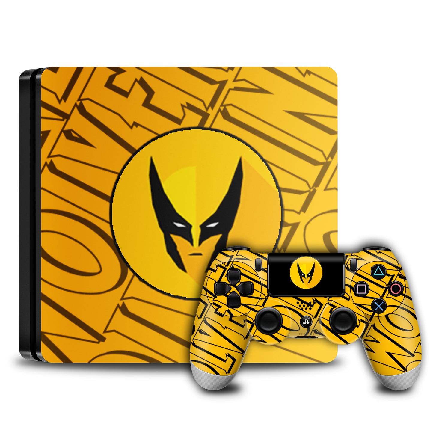 PS4-Wolverine-Console-and-Controller-skin-Combo 