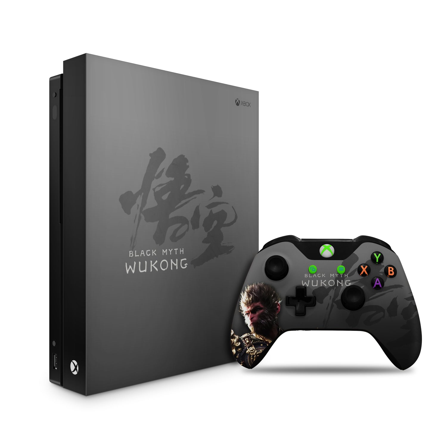 xbox one skin with black myth wukong design