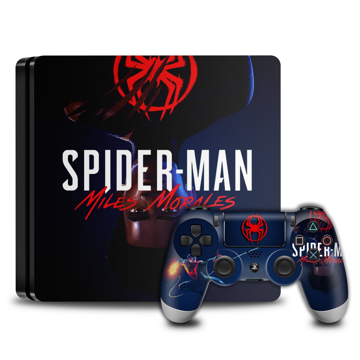 Ps4 Miles morales Console and controller skin combo 