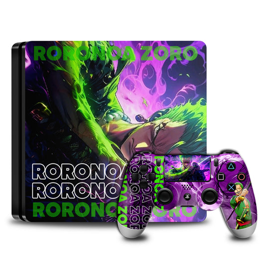 PS4-One-piece-zoro-Console-and-Controller-Combo-skin