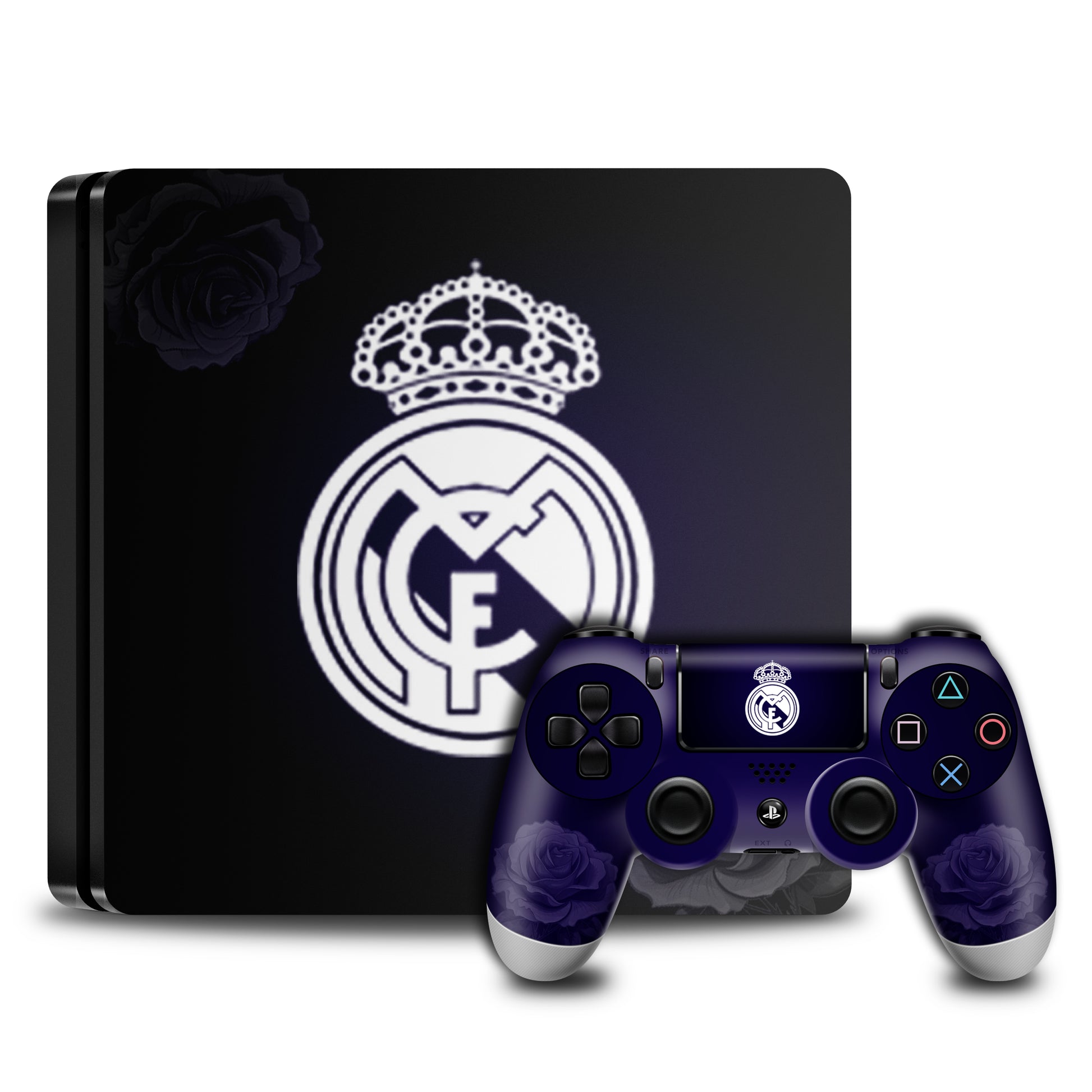 Ps4 Real Madrid Console and Controller skin Combo 