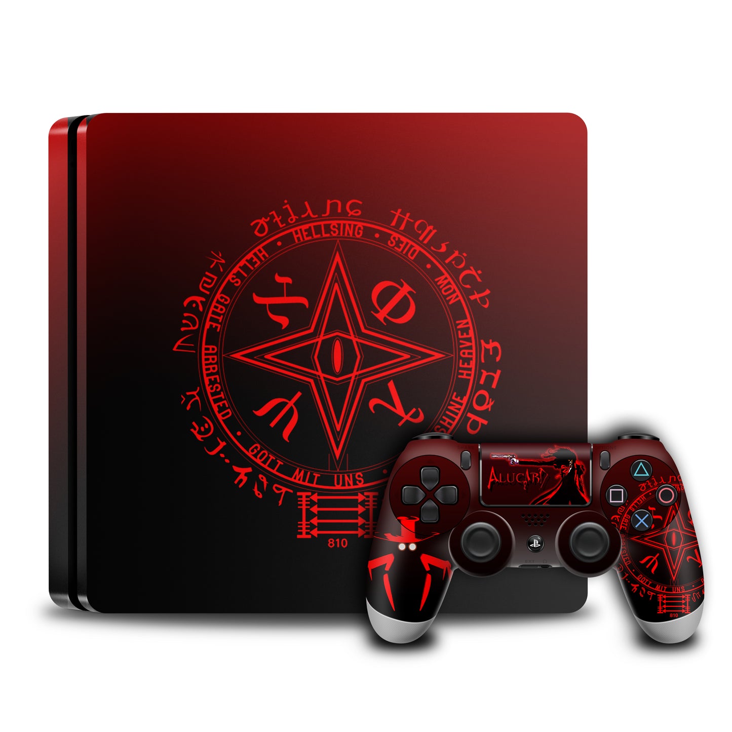 Ps4 Alucard Console Skin ( Hell Sing )