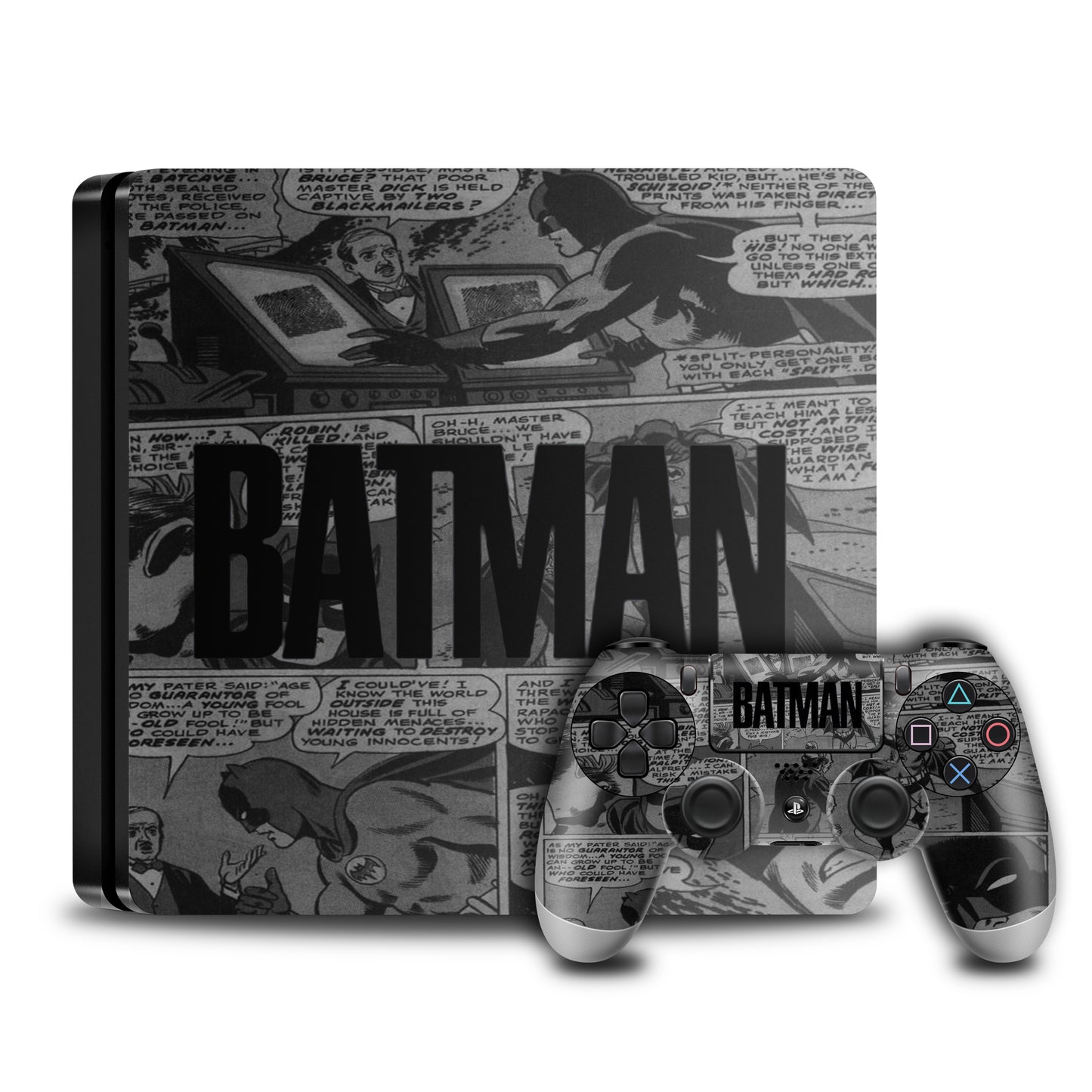 Ps4 Batman Console and controller skin 2x 