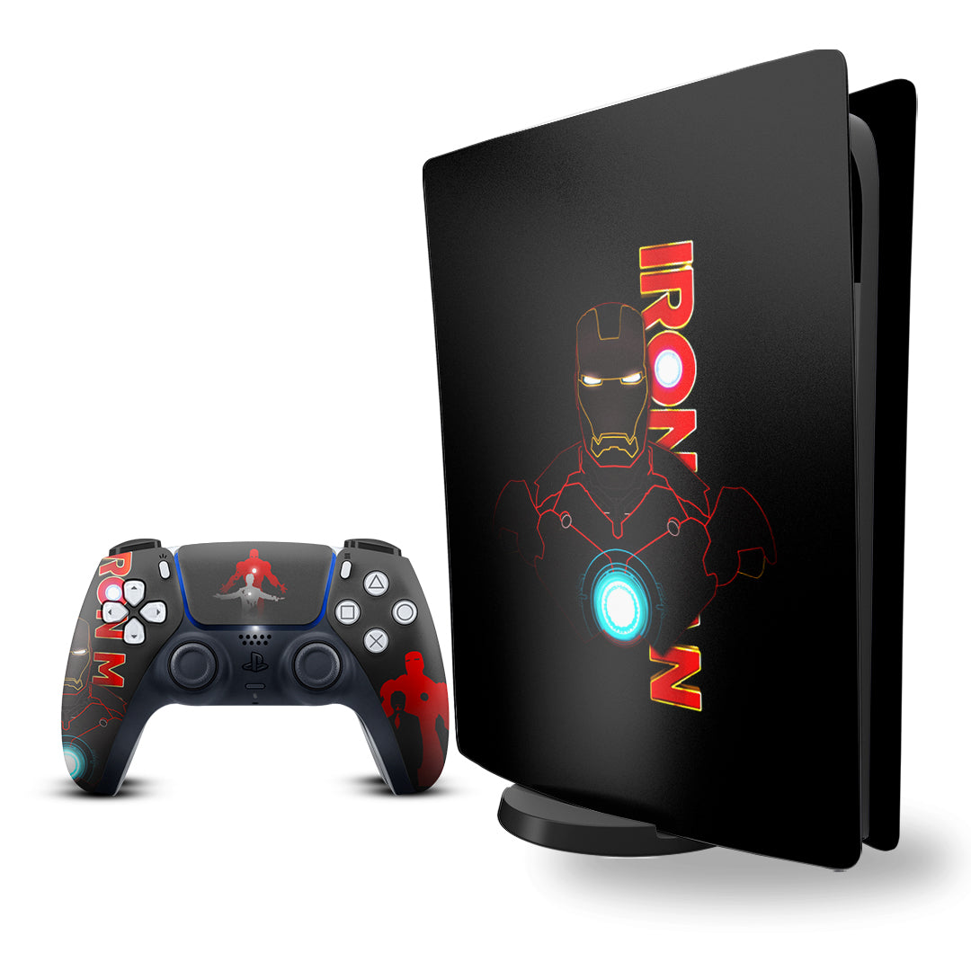 ps5-ironman-console-and-controller-skins