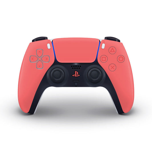 Cool Red PS5 Controller Skin 2x - controller skins