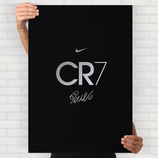 CR7 Autograph Poster