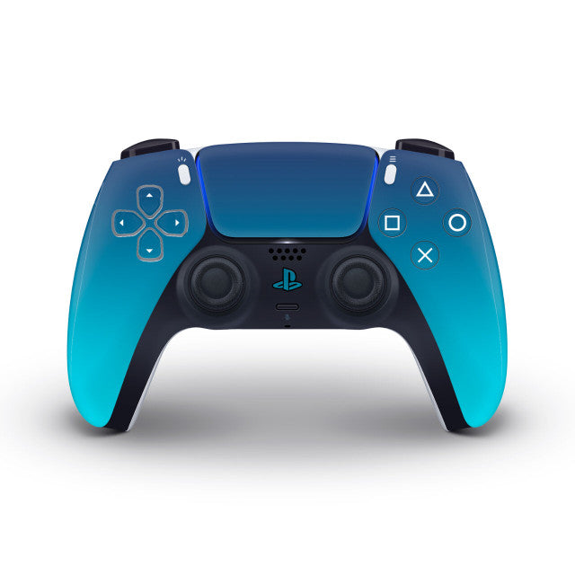 Cyan Sky PS5 Controller Skin 2x - controller skins