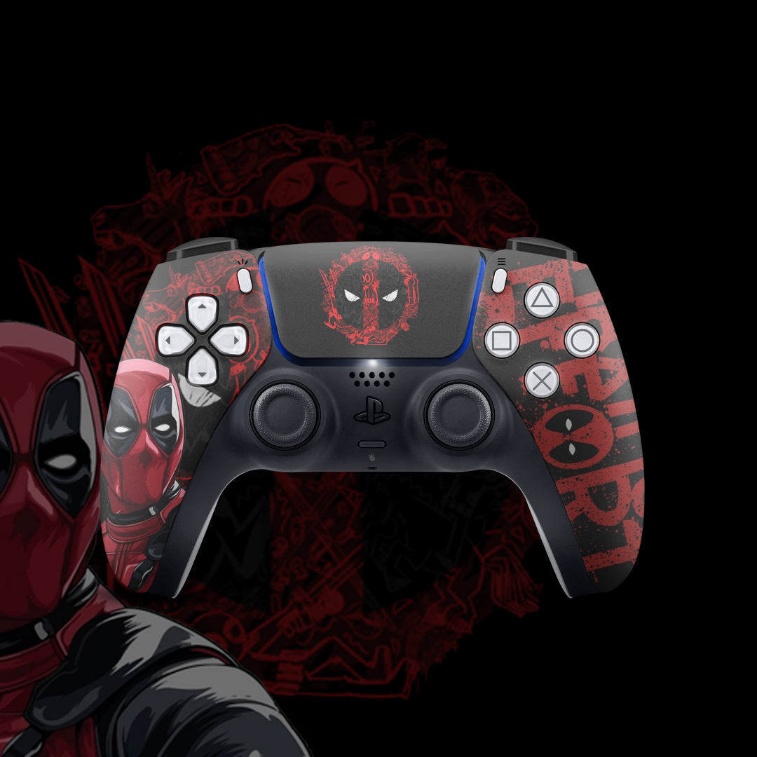 Deadpool PS5 Controller skins 2x - controller skins