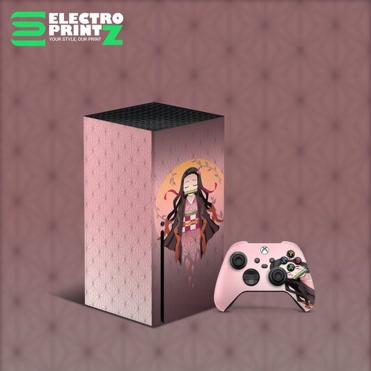 Demon Slayer Nezuko Cute Pink Xbox Combo Skin - Combo