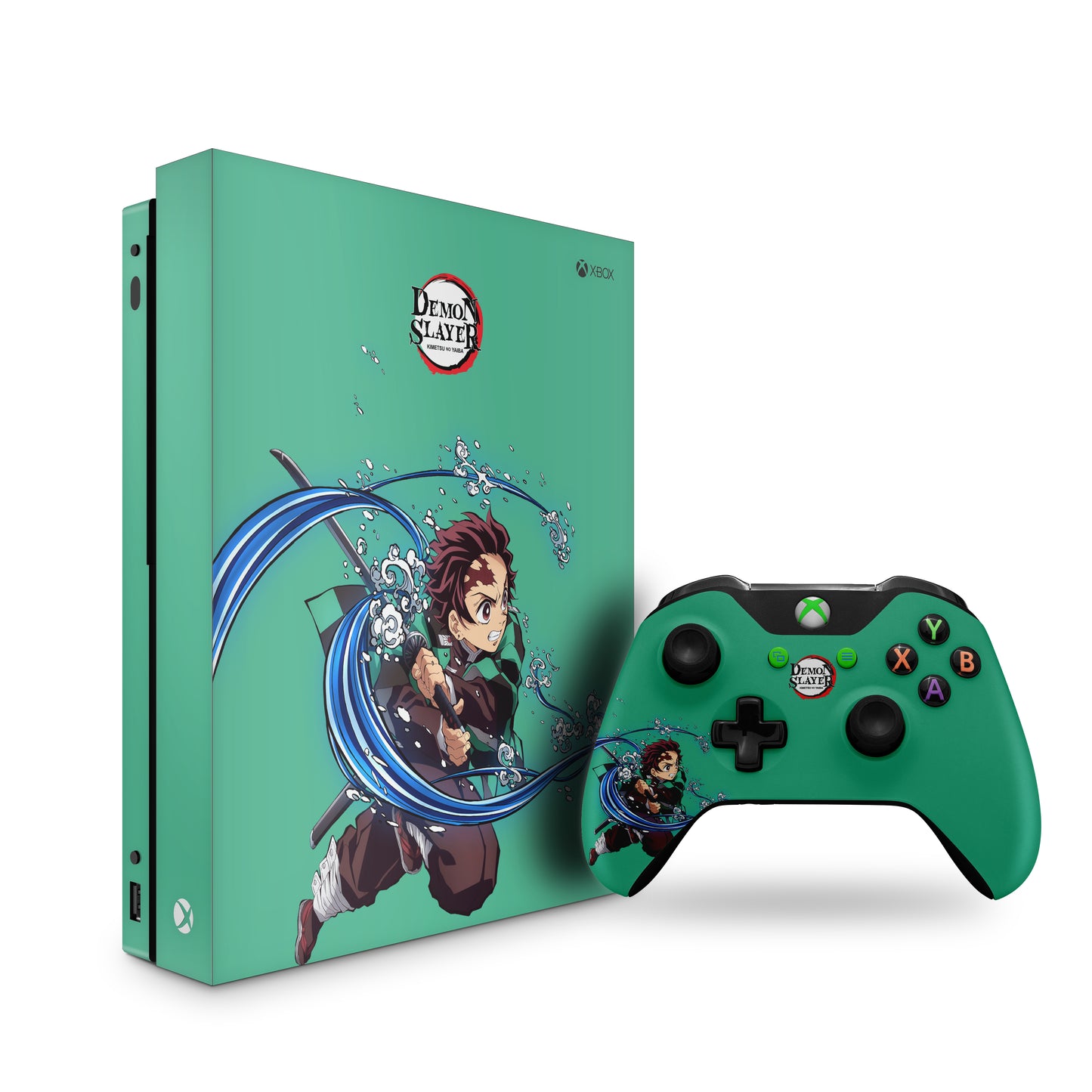 Xbox-one-tanjiro-Console-and-controller-skin-and-decals