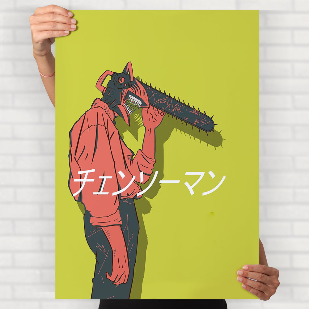 Denji Chainsaw Man Poster