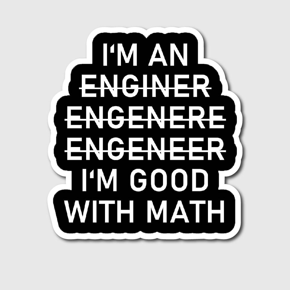 Im Good With Math Sticker