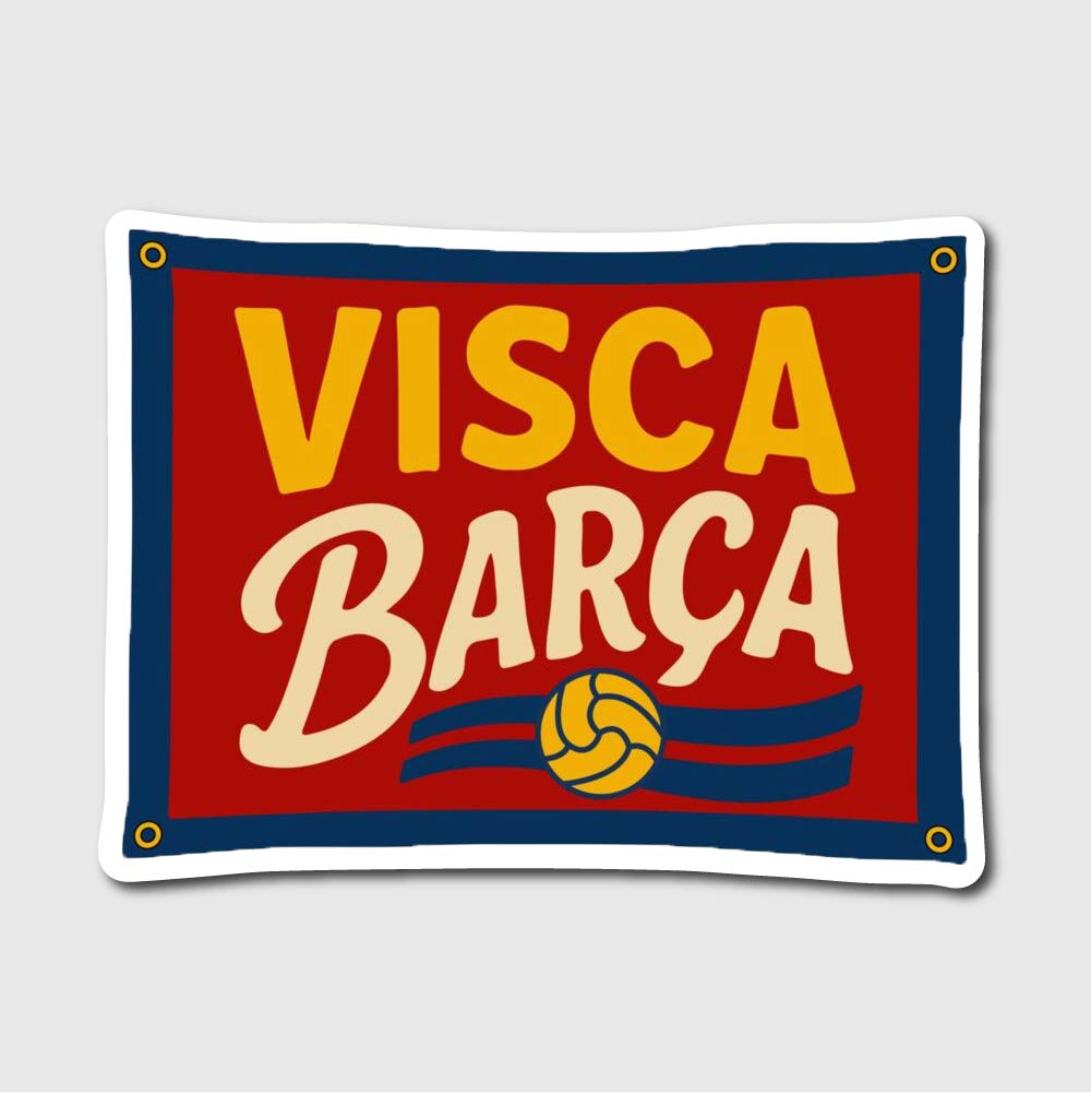 visca barca sticker