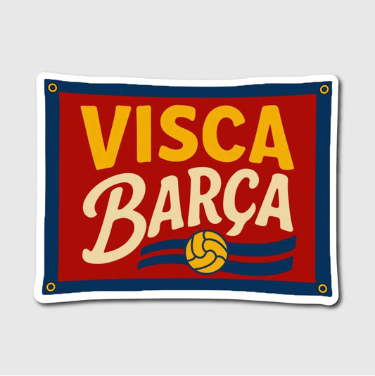 visca barca sticker