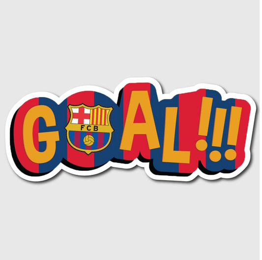 GOAL!! Barcelona Sticker