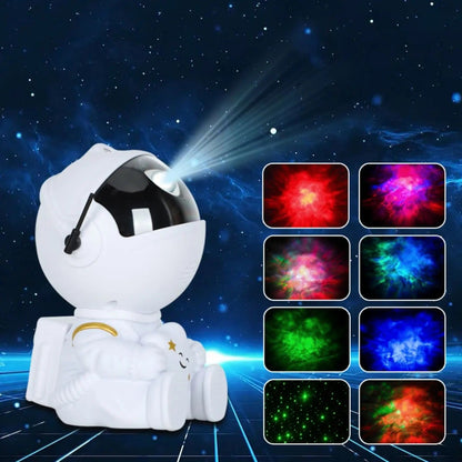 Galaxy Star Astronaut Projector LED Night Light Starry Sky Projector Lamp - Gadget