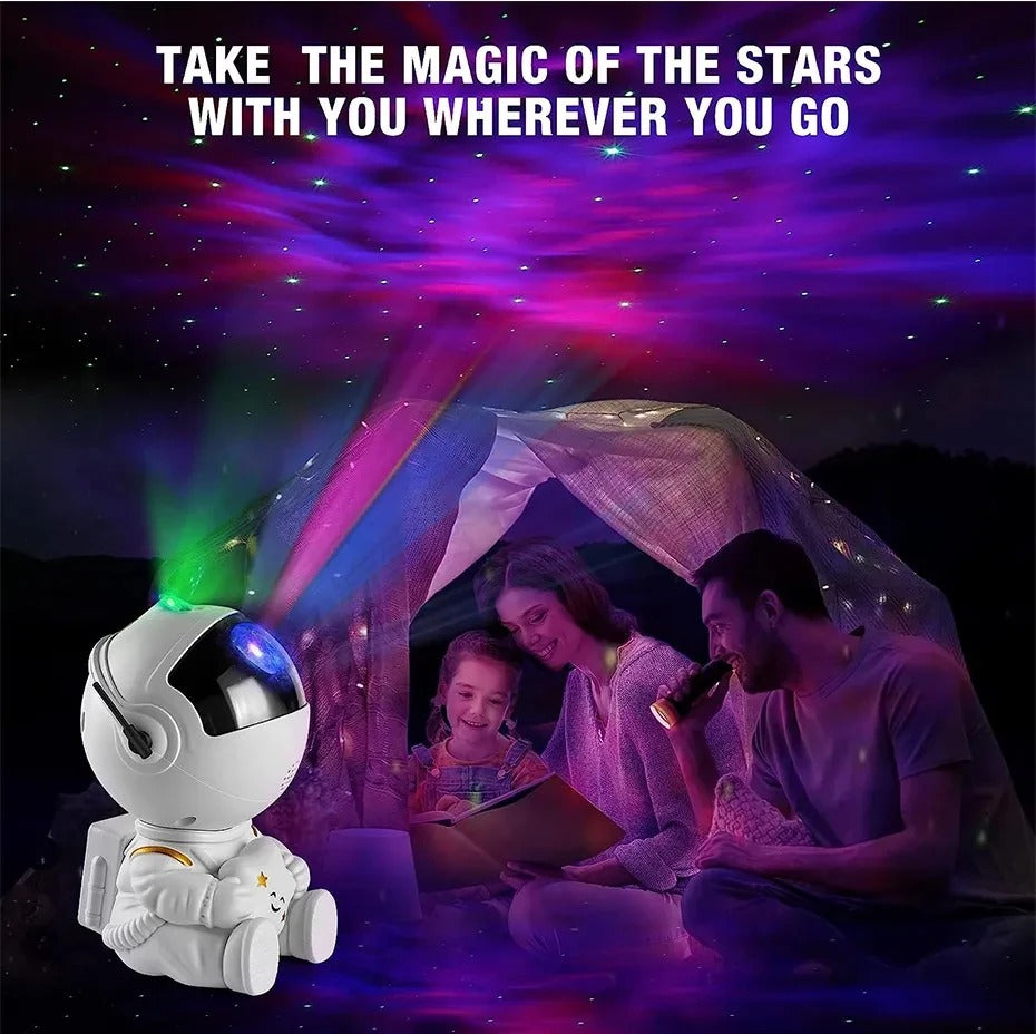 Galaxy Star Astronaut Projector LED Night Light Starry Sky Projector Lamp - Gadget