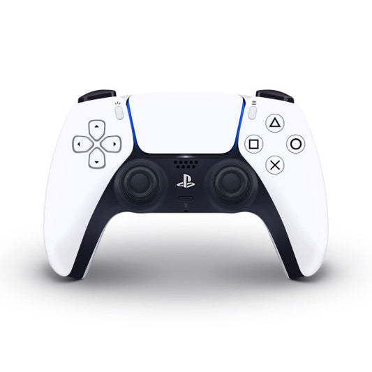 Ghost White PS5 Controller Skin 2x - controller skins