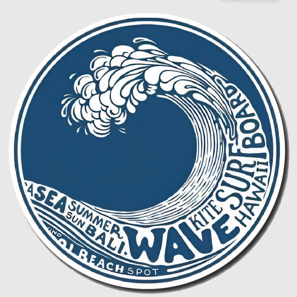 Circle Wave Sticker