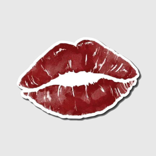 Red Lips Sticker