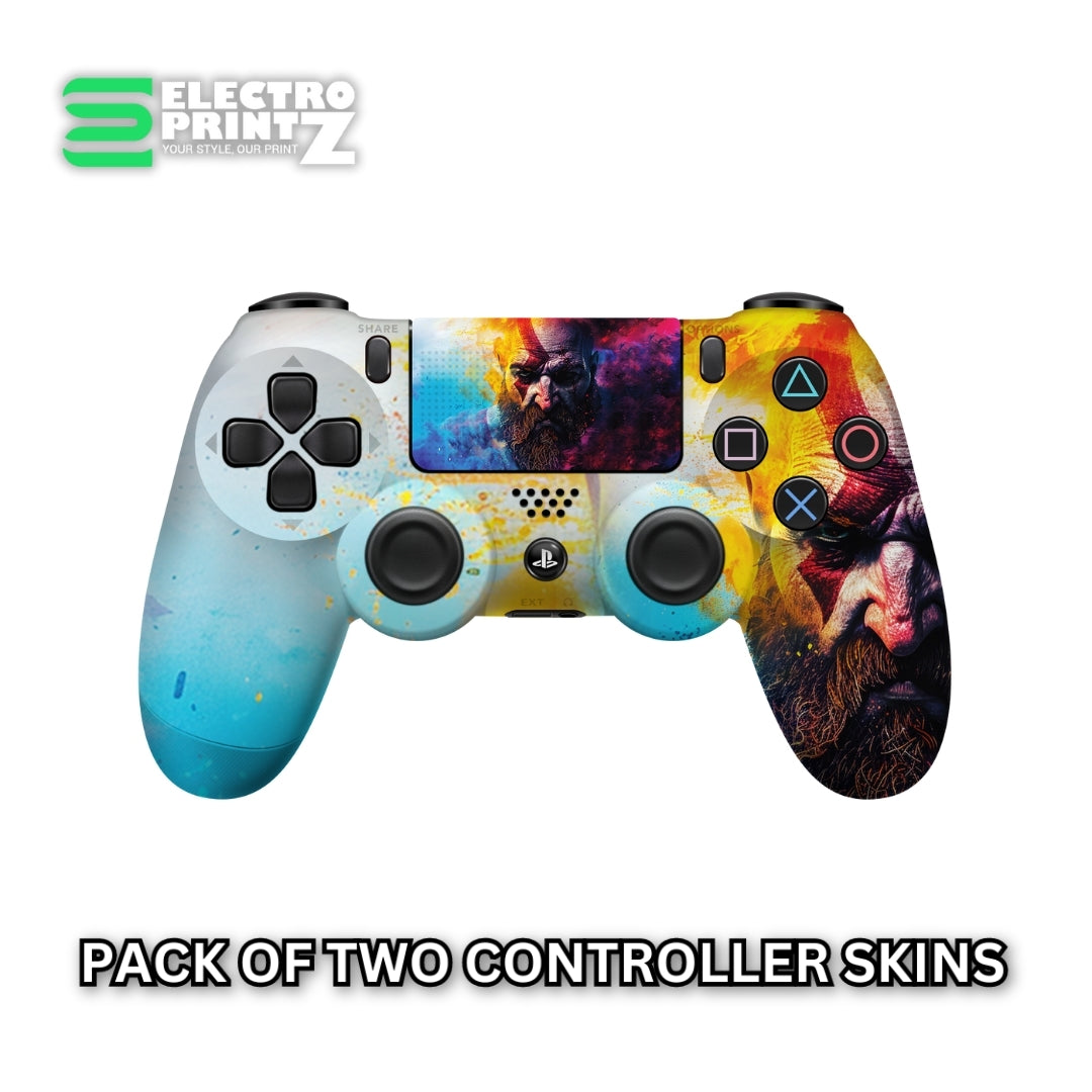 God of War Ragnarök PS4 Controller skin 2X - controller skins