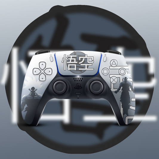 Goku Black and white theme PS5 Controller skins 2x - controller skins