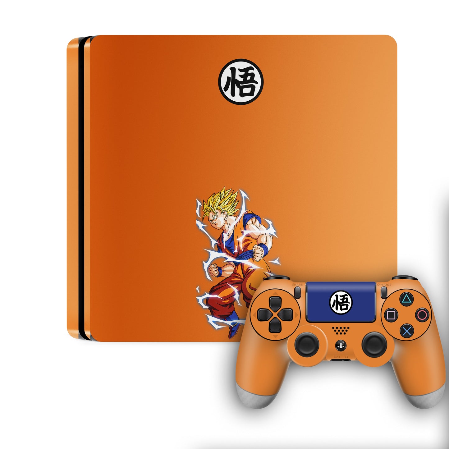 1. PS4-Goku-Skin-Combo - "Goku-themed PS4 skin combo"