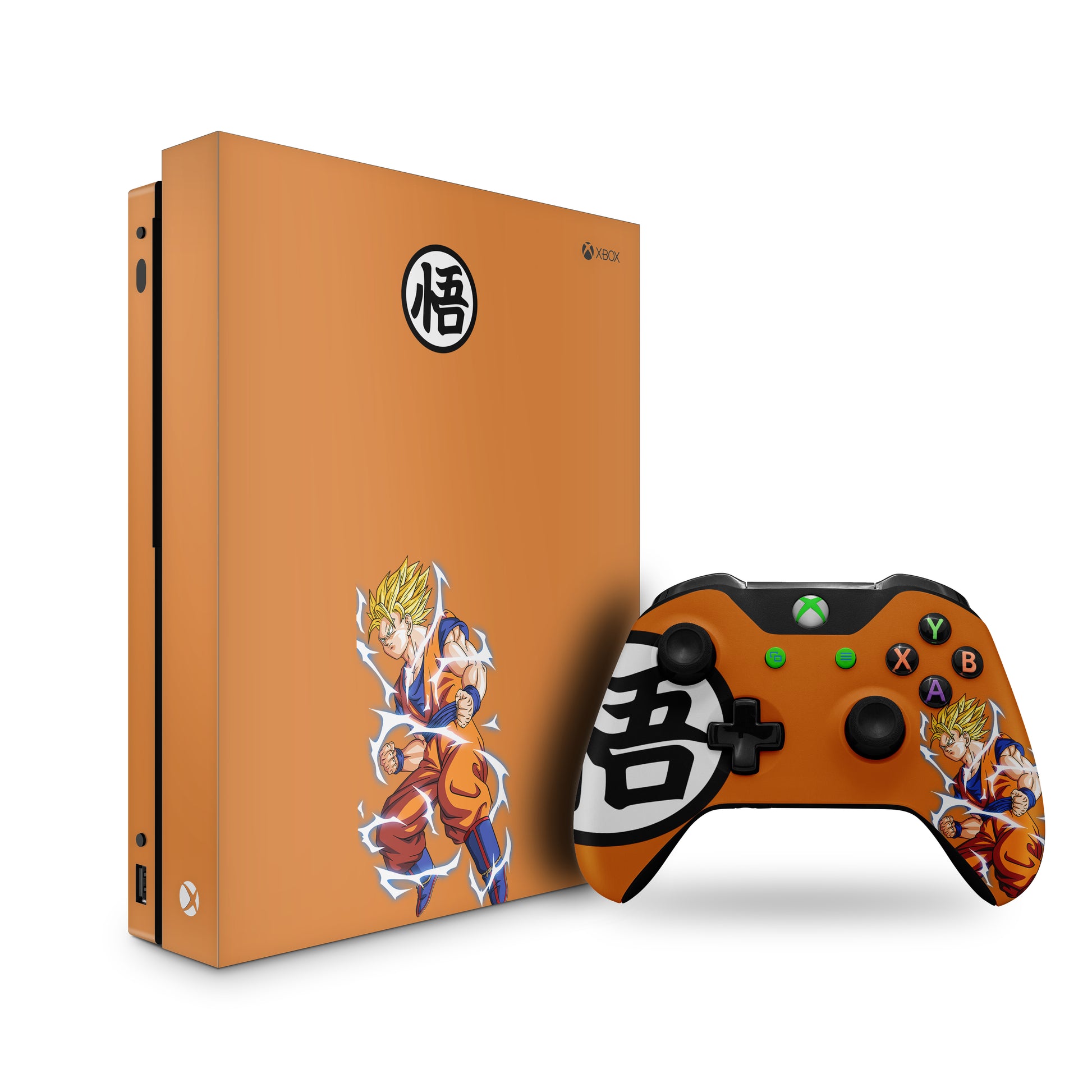 Xbox-one-goku-console-and-Controller-skin-combo 