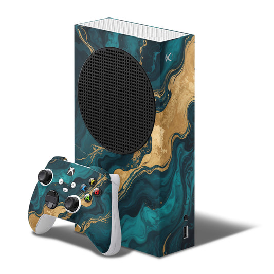 Green Marble Texture Xbox Series S Skins