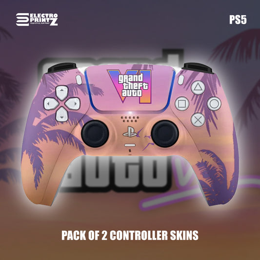 PS5 GTA VI Controller Skin 2x