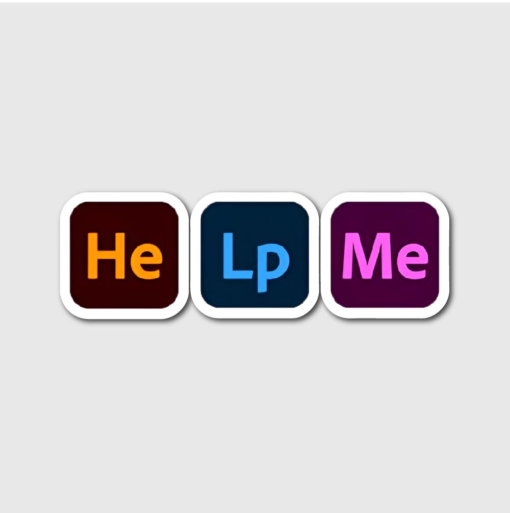 Help Me Apps Sticker