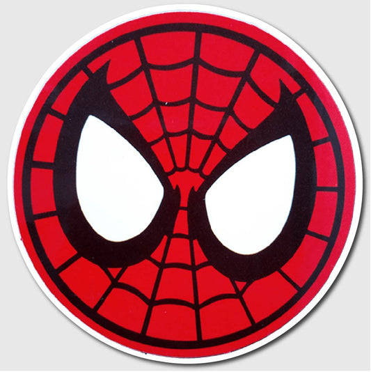 circle spiderman sticker
