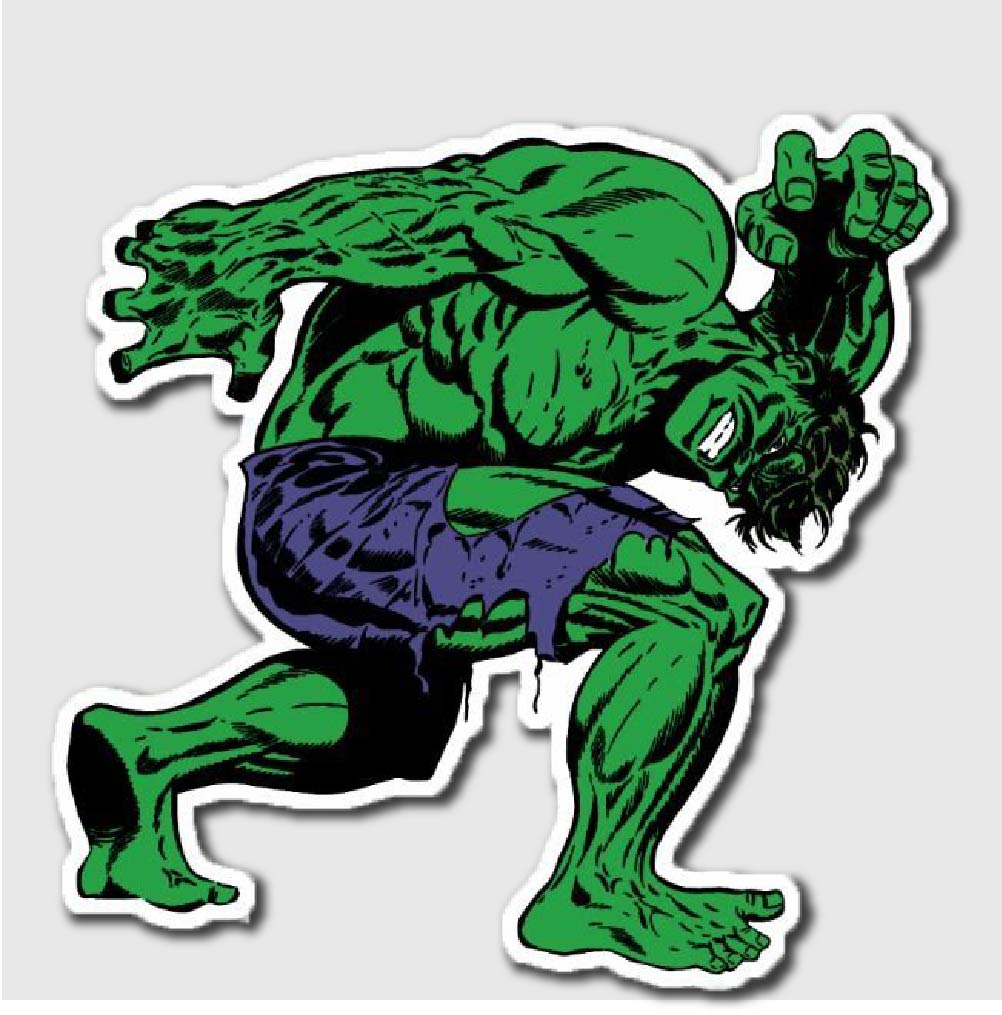 Marvel Hulk Sticker