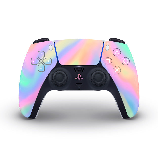 Holo Pastels PS5 Controller Skin 2x - controller skins