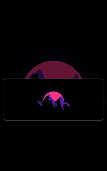 Mountains | Minimalist Mousepads | Custom Mousepads | Large Desk Mat/Mousepads