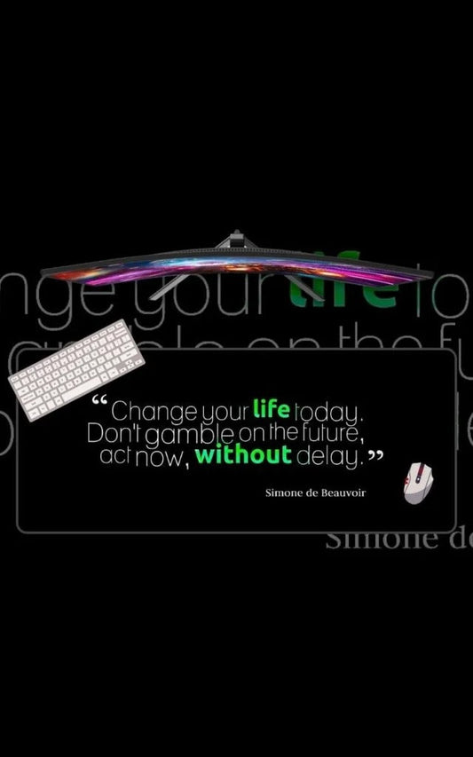 Change Your Life Today | Custom Mousepads | Large Desk Mat/Mousepads