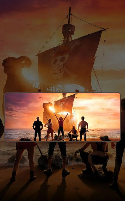 One Piece Netflix Poster mousepad