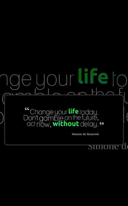 Change Your Life Today | Custom Mousepads | Large Desk Mat/Mousepads