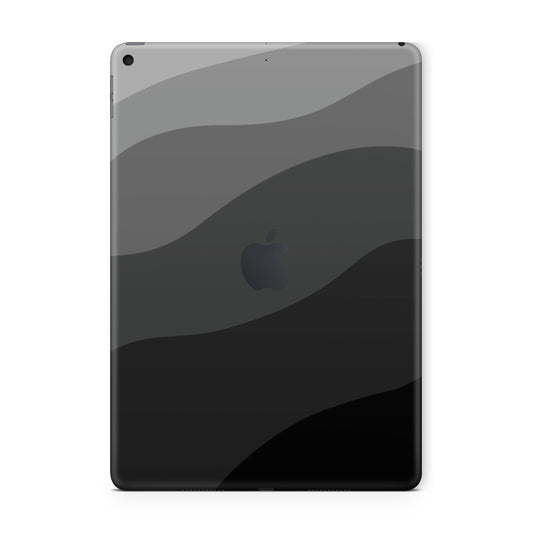 White & Black Camouflage iPad Skins