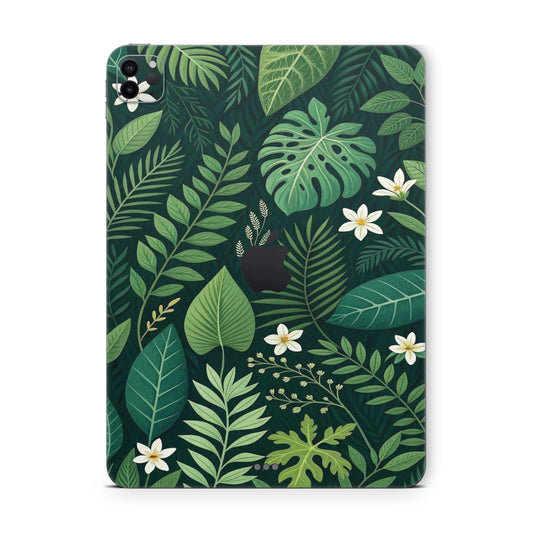 ipad pro skin aesthetic green leaves