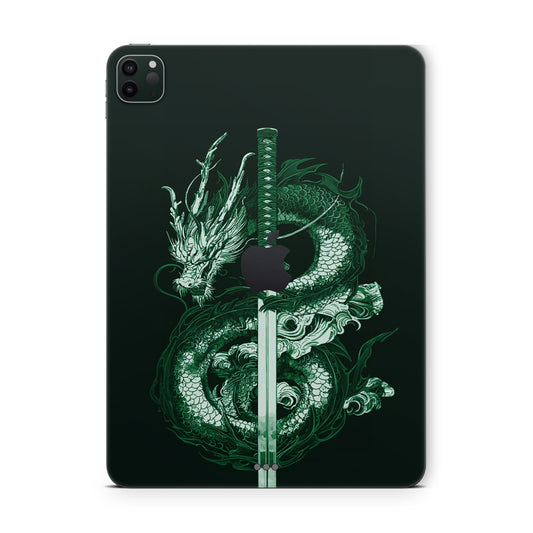 Green Dragon Ipad Pro Skin