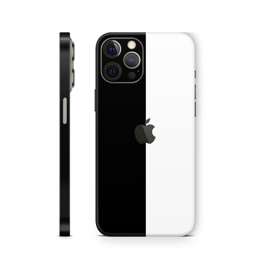 iphone skin with black and white dualtone design