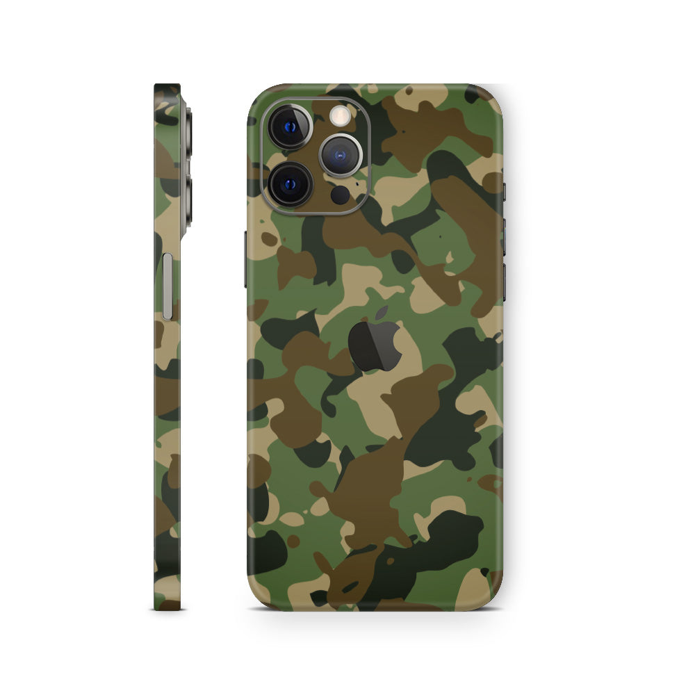 iphone skin with camouflage design