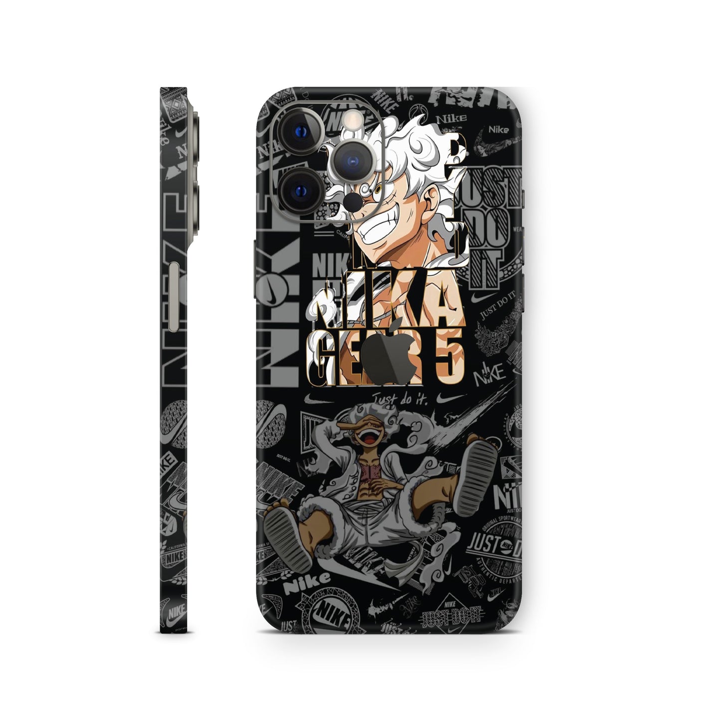 iphone skin with one piece luffy design
