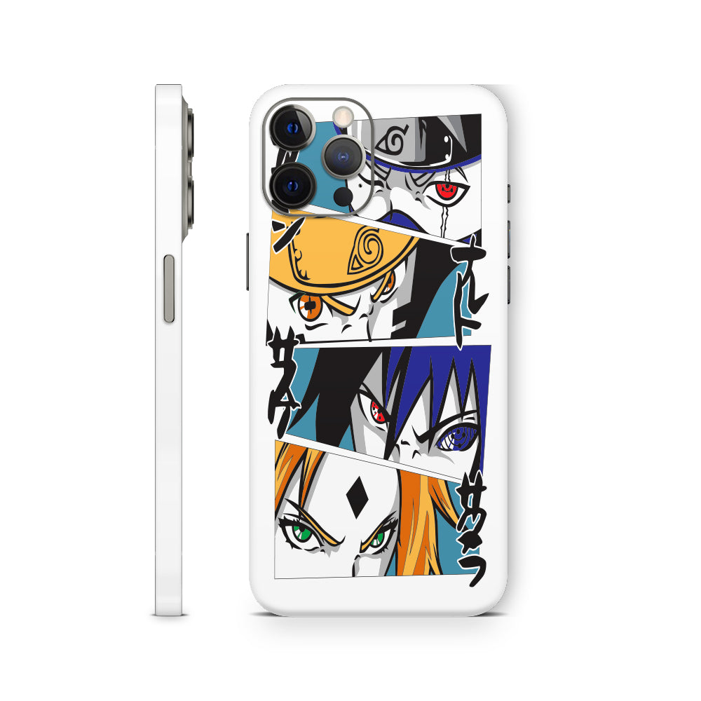 iphone skin with naruto characters design